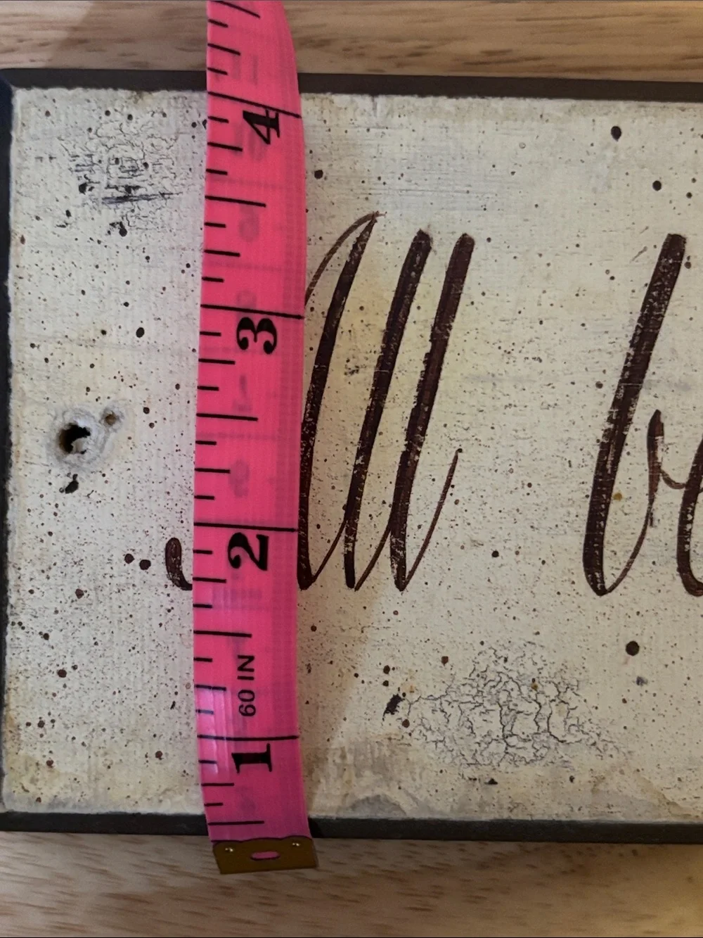 All Because Two People Fell In Love, Wooden Wall Sign 18x4”